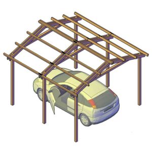 Pergola in Legno da Giardino a capriata, varie misure - immagine 9