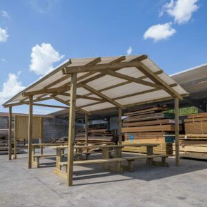 pergola in legno da giardino per auto