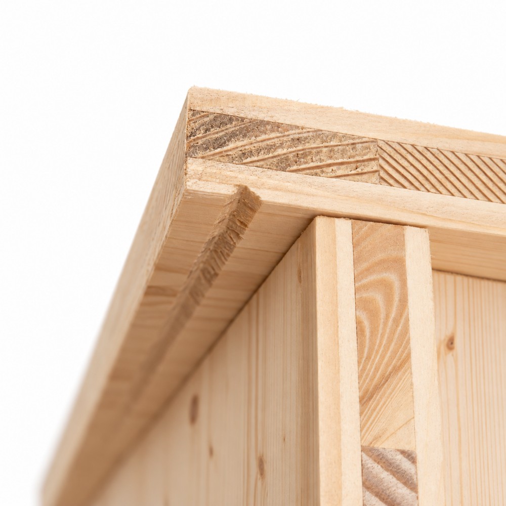 Armadio in legno con ripiani regolabili 100-60-205 cm (6)