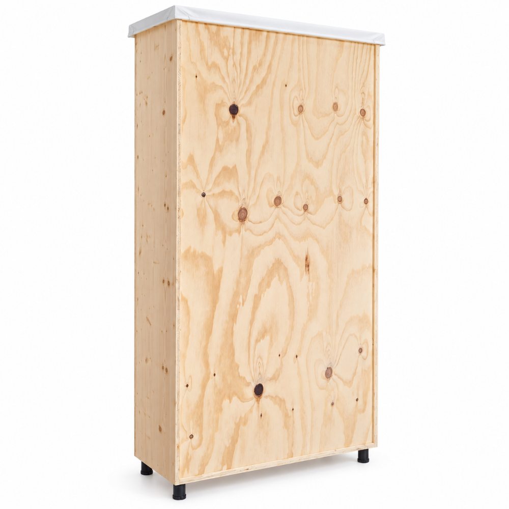 Armadio portascope in legno da esterno 100-40-205 cm (5)
